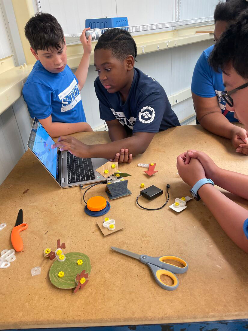 Team testing their build together